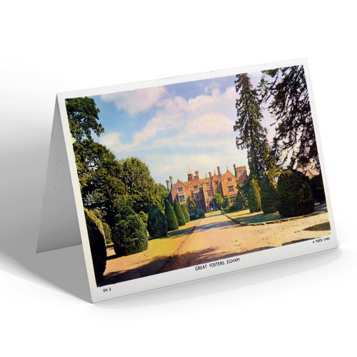 Greeting card vintage - card, surrey