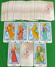 Old Vintage ** SHAM HAMEPHORASH ** Playing Cards ANGELS Fortune Telling TAROT