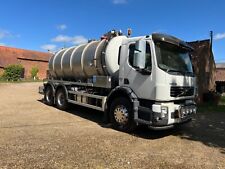 2008 08 VOLVO FE 320 6X4 MANUAL WHALE 3300 GAL STAINLESS STEEL VAC VACUUM TANKER