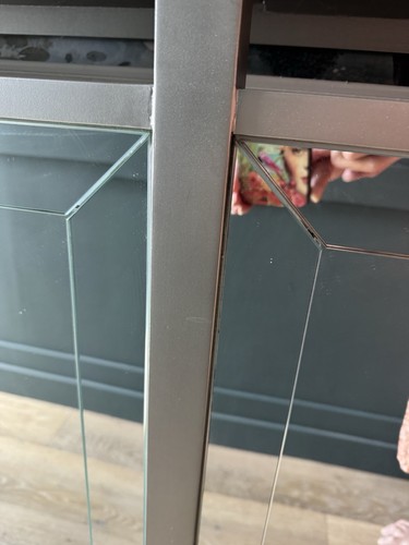 Next mirrored glass - mirrored, radiator