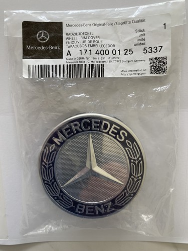 Genuine mercedes blue emblem - genuine,