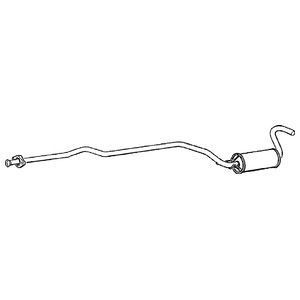 Klarius centre exhaust pipe - exhaust,