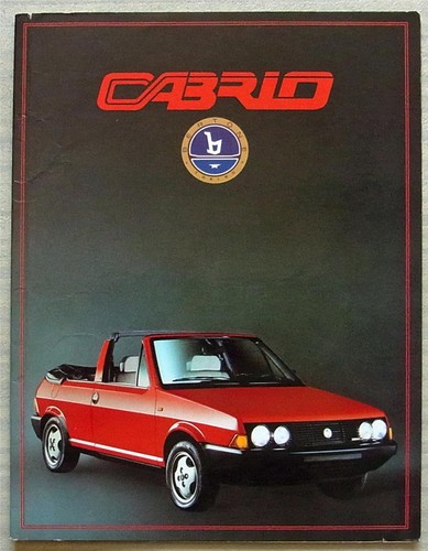 Bertone cabrio fiat strada - cabrio,