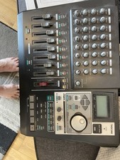 Tascam DP-01 8-Track Hard Disk Recorder FX With Manual And Power Lead