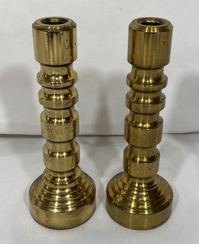 Vintage pair heavy brass - vintage,