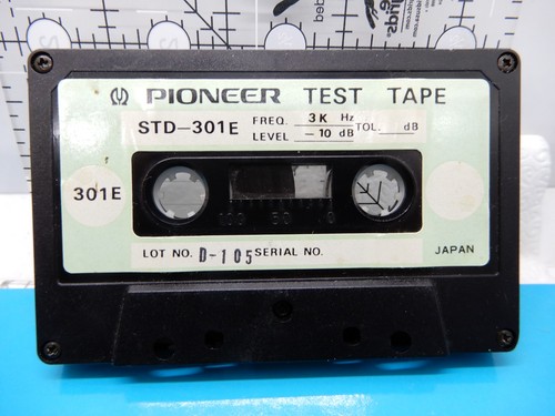 Pioneer test tape std 301e - test,
