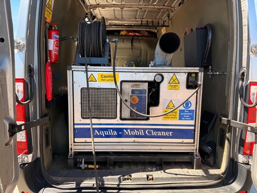 Van mounted pressure washer - mounted,