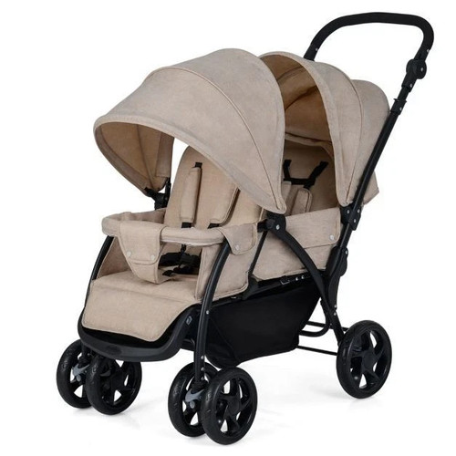 Costway double pushchair - double, with