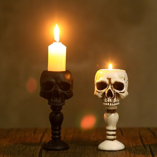 Candle holders skull - candle,