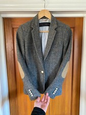 Zara Wool Tweed Blazer Jacket
