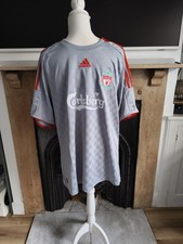 Liverpool Adidas Grey Away Shirt 08/09 Vintage Classic No Reserve