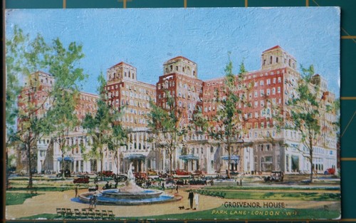 Old postcard 1933 london - postcard,