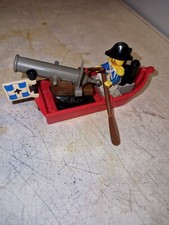 LEGO Pirates 6245 Harbour Sentry VINTAGE 1990! Boat Cannon Flag Imperial Soldier
