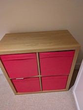 Kallux Ikea brown. Pink Fabric