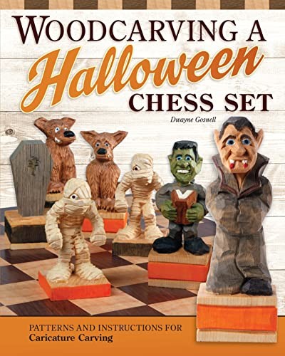 Woodcarving spooky halloween - woodcarving,