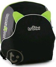 Trunki Boostapak 2 in 1 Travel Backpack & Booster Black Green Children Car Seat