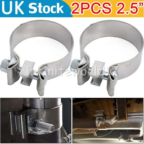 Exhaust band clamp 5 - 2x, 2.5"