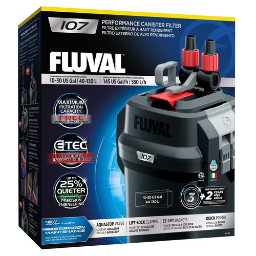 Open box fluval 107 - box,