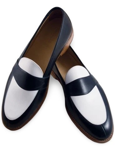 Handmade blue white genuine - blue, &