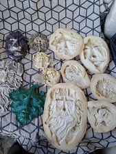 6 Green Men Latex Moulds