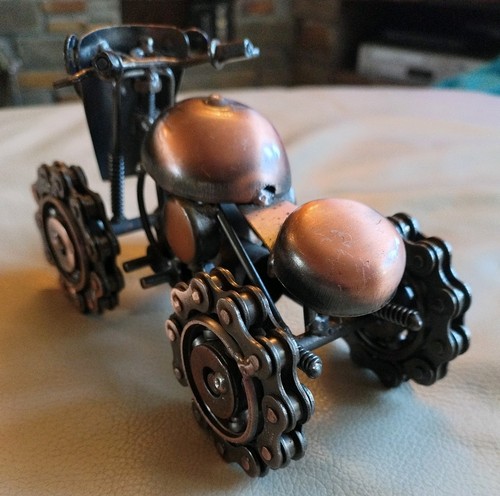 Scrap metal art nuts and - art,