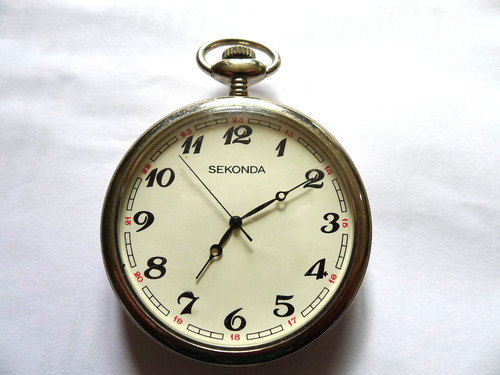 Sekonda railroad open face - open,