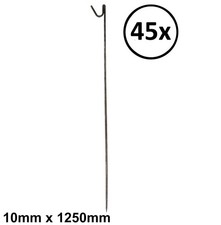 45 x Fencing Pins 10mm x 1.25