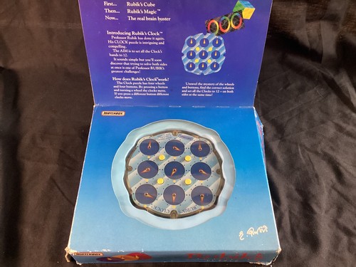 Rubik clock puzzle vintage - rubik’s,