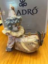Lladro "Tired Friend" Pierrot