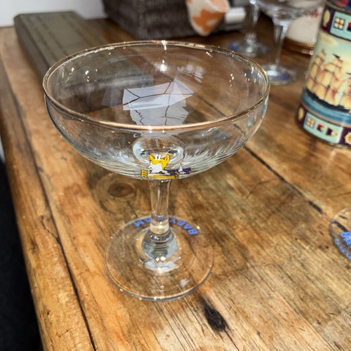 Vintage babycham coupe glass - babycham,