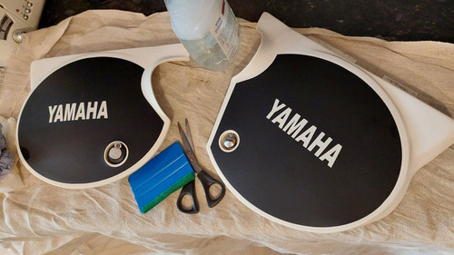 Yamaha xt500 side panel - panel, decals