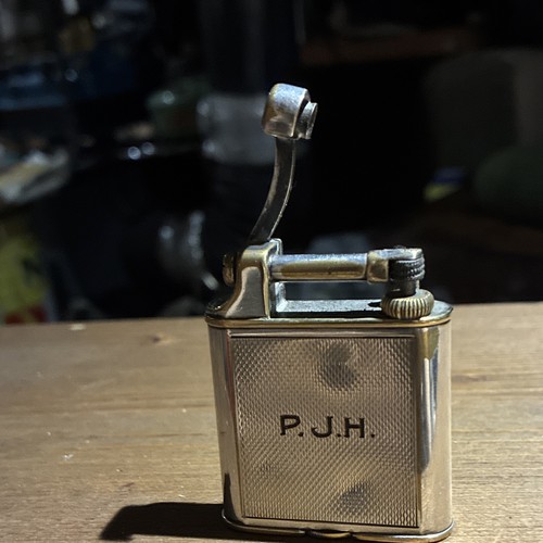 Dunhill metal pocket - metal, petrol