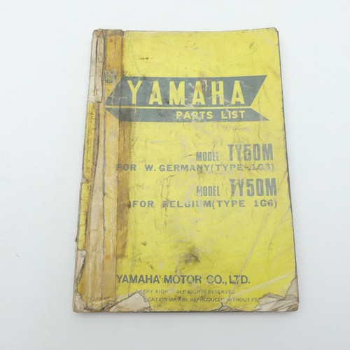 Yamaha spare parts - yamaha, ty