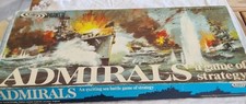 VTG 1973 PARKER Games "ADMIRALS"  Game Of Strategy Complete Box Damaged READ