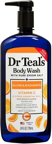 Teal body wash with - body, pure