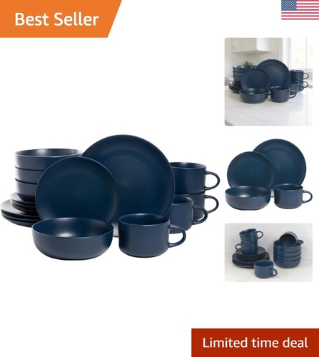 Wazee piece matte stoneware - wazee, 16-piece