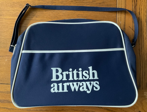 Vintage british airways flight - british,
