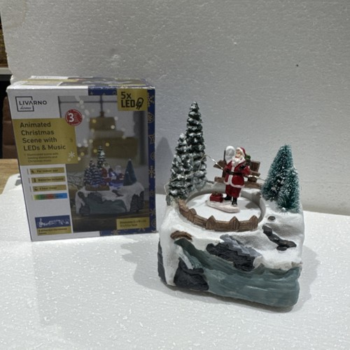 Animated christmas scene - scene, with