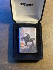 Vintage Zippo Lighter - Flame Rite Rare Frank Frazetta Artist. Death Dealer.