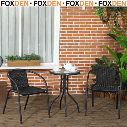 Bistro set rattan seater - set,