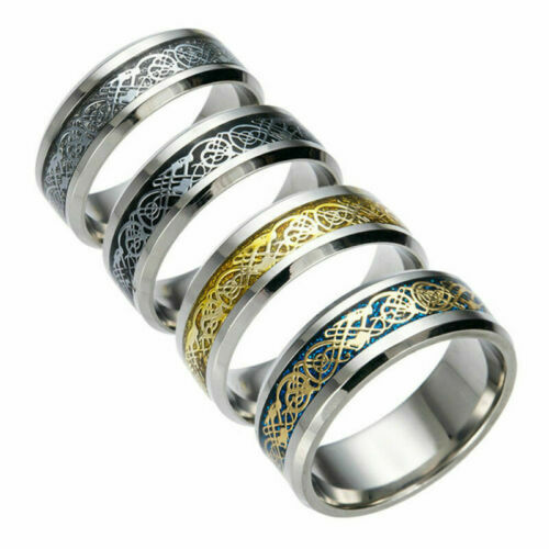 Luxury mens ring dragon - luxury, celtic