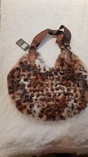 Tk Maxx Winter Leather Luna Llena Fur Winter Large Leather Bag Rrp £159.00