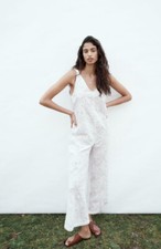 Zara White Playsuit With