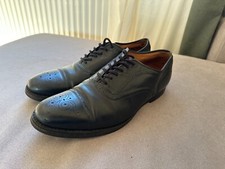 CHURCH'S MENS BLACK CUSTOM GRADE BROGUES SHOES UK SIZE 8 US 9 EU 42