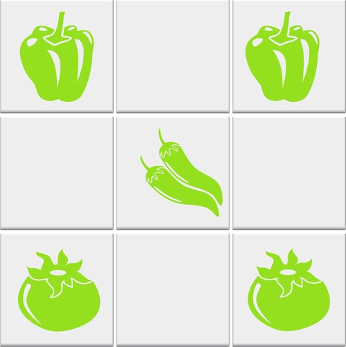 Kitchen tile stickers - kitchen,