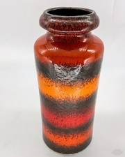 Scheurich Green 70s Fat Lava German Pottery Vase 203 30cm