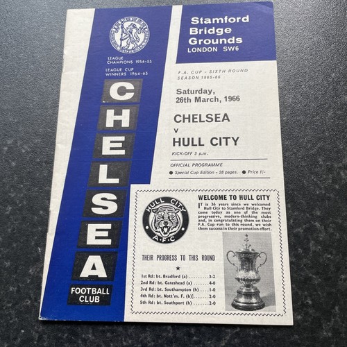Chelsea programmes - ,