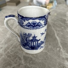 Antique Olde Alton Ware Blue Willow Milk Jug