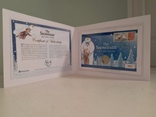 2019 The Snowman 50p Coin Cover Edition Limit 1000 iom manx man
