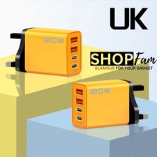 4-Port Phone Charger Plug UK
